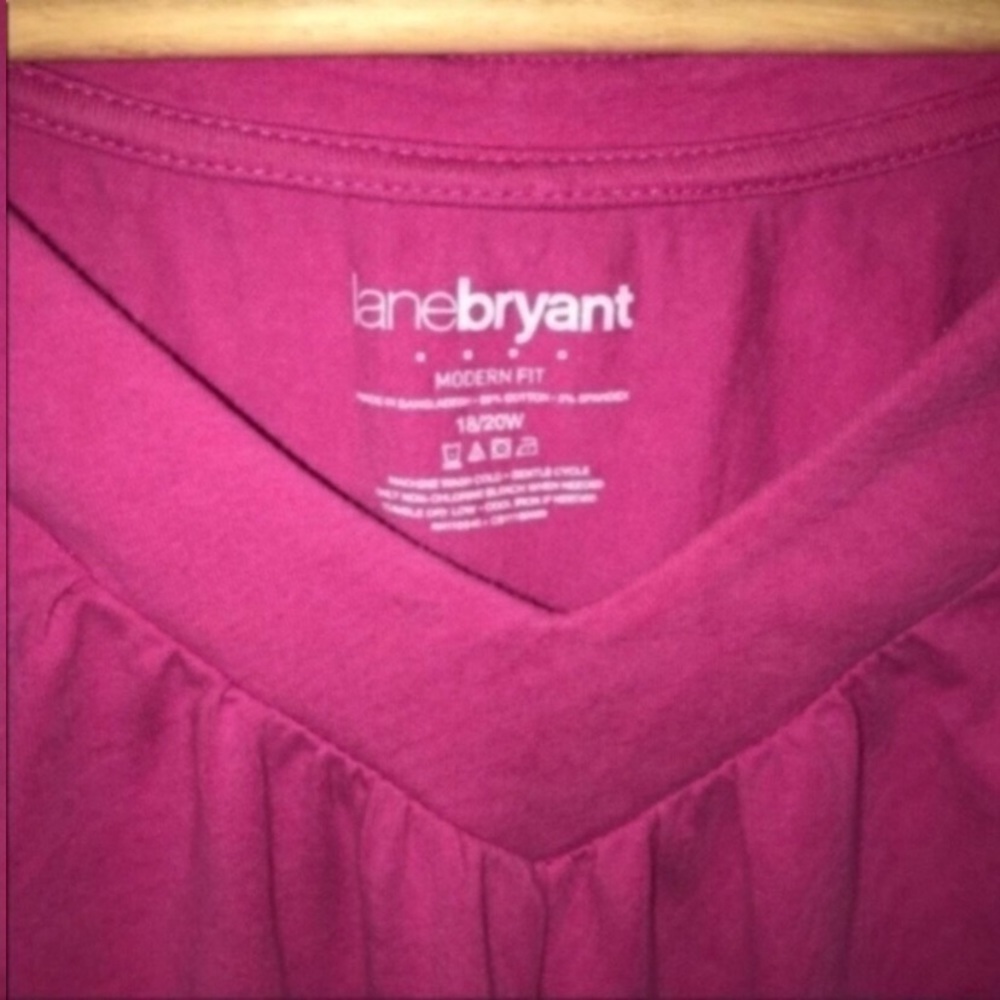 Lane Bryant Pink Blouse - Picture 4 of 4